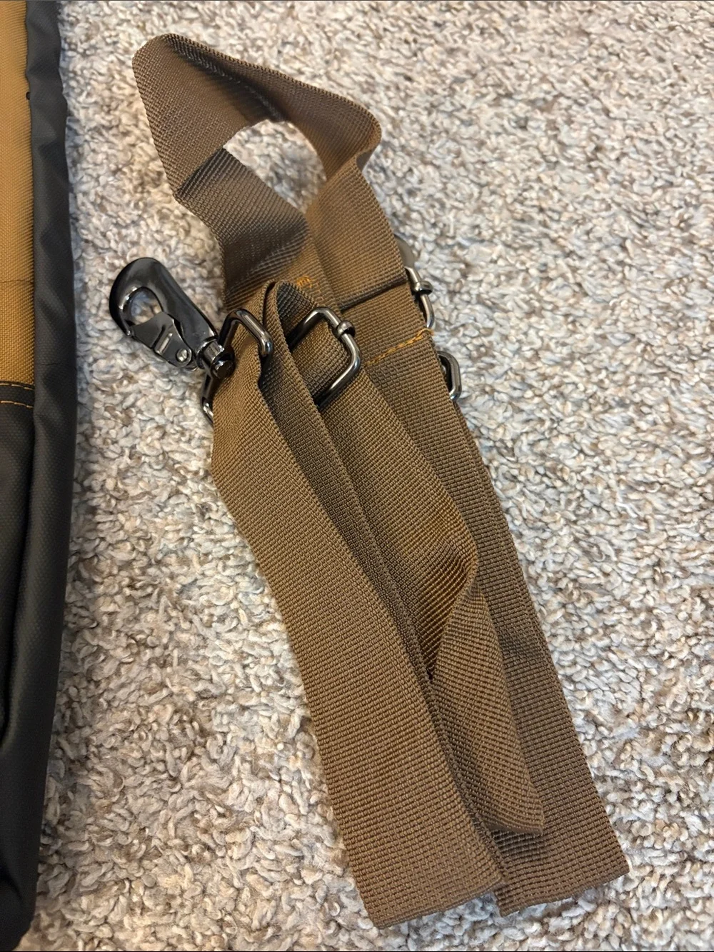Talon Outdoor Brown/Tan Heavy-Duty Canvas Tote with Black Accents